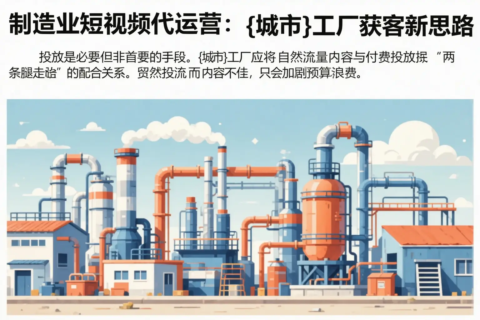 制造业短视频代运营:定日工厂获客新思路